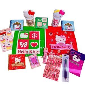 NEW Vintage Hello Kitty Sanrio Deadstock Large Lot Bags Pen Notebooks Sticker‎